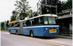 (034'323) - VBL Luzern - Nr. 177 - Volvo/Hess Gelenktrolleybus am 13. Juli 1999 in Luzern, Verkehrshaus