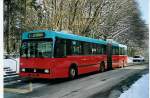 (058'709) - VB Biel - Nr. 63 - Volvo/R&J Gelenktrolleybus am 1. Februar 2002 in Biel, Vorhlzli