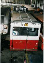 (059'536) - VB Biel (TVS) - Nr. 11 - FBW/R&J Trolleybus am 30. Mrz 2003 in Niederscherli