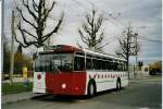 (066'113) - TPF Fribourg - Nr. 346 - FBW/Hess Trolleybus (ex TL Lausanne Nr. 709) am 21. Mrz 2004 in Fribourg, Chassotte 