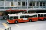 (033'616) - TL Lausanne - Nr. 755 - NAW/Lauber Trolleybus am 7. Juli 1999 in Lausanne, Place Riponne