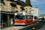 (042'034) - TL Lausanne - Nr. 761 - NAW/Lauber Trolleybus am 19. Juli 2000 beim Bahnhof Lausanne