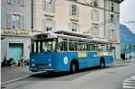 (045'914) - ACT Lugano - Nr. 120 - Volvo/Hess Trolleybus am 23. April 2001 in Lugano, Piazza Manzoni