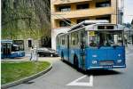 (045'929) - ACT Lugano - Nr. 120 - Volvo/Hess Trolleybus am 23. April 2001 in Lugano, Piazza Manzoni