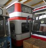 mercedes-4/845805/261326---sumser-muehldorf-ocm-- (261'326) - Sumser, M�hldorf (OCM) - Mercedes/Ludewig Anderthalbdecker (ex Zartmann, Neckarsulm) am 14. April 2024 in Grossk�llnbach, Lager OCM (Teilaufnahme)