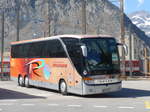 Schweiz/552751/179601---aus-deutschland-pflieger-boeblingen (179'601) - Aus Deutschland: Pflieger, Bblingen - BB-RP 77 - Setra am 14. April 2017 beim Bahnhof Andermatt