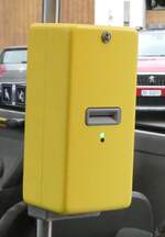 STI Thun/906311/283489---sti-thun---nr (283'489) - STI Thun - Nr. 186/BE 804'186 - Mercedes am 24. Dezember 2025 in Steffisburg, Kirche (Detailaufnahme mit Billetentwerter)