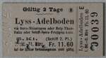 Thun/905672/283184---afa-einzelbillet-vom-3-januar (283'184) - AFA-Einzelbillet vom 3. Januar 1941 am 14. Dezember 2025 in Thun