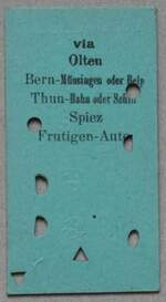 Thun/906086/283379---afa-einzelbillet-vom-16-maerz (283'379) - AFA-Einzelbillet vom 16. M�rz 1952 am 21. Dezember 2025 in Thun (R�ckseite)