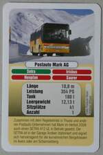 Thun/830205/256543---quartett-spielkarte-mit-setra-am (256'543) - Quartett-Spielkarte mit Setra am 29. Oktober 2023 in Thun