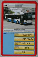 Thun/832266/257186---quartett-spielkarte-mit-vbl-volvohess-nr (257'186) - Quartett-Spielkarte mit VBL-Volvo/Hess Nr. 62 am 19. November 2023 in Thun