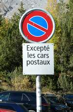 (241'451) - Except les cars postaux am 16. Oktober 2022 in Derborence