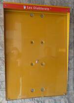 les-diablerets-2/911136/285164---alte-postauto-fahrplanhalterung-a-1 (285'164) - Alte Postauto-Fahrplanhalterung a, 1. M�rz 2026 in Les Diablerets, Post