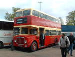 london/711438/mfn-946f1967-aec-regent-vpark-royal MFN 946F
1967 AEC Regent V
Park Royal H40/32F
East Kent Road Car Co
Preserved/owned by Stagecoach.
Photographed at Clacket Lane Service Area, M25, London, England on 27th April 2003.