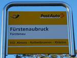 (233'640) - PostAuto-Haltestelle - Frstenau, Frstenaubruck - am 10.