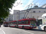 stadtbus-salzburg/630504/197234---obus-salzburg---nr (197'234) - OBUS Salzburg - Nr. 245/S 804 EP - Grf&Stift Gelenktrolleybus (ex Nr. 9765) am 13. September 2018 in Salzburg, Makartplatz