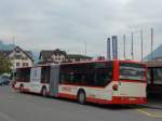 (160'707) - AAGS Schwyz - Nr. 22/SZ 70'422 - Mercedes am 22. Mai 2015 beim Bahnhof Brunnen