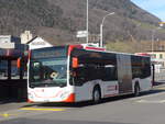 AAGS Schwyz/689355/214166---aags-schwyz---nr (214'166) - AAGS Schwyz - Nr. 8/SZ 13'808 - Mercedes am 9. Februar 2020 beim Bahnhof Brunnen