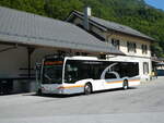 (252'698) - AAGU Altdorf - Nr. 15/UR 9348 - Mercedes am 15. Juli 2023 beim Bahnhof Linthal