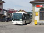 (208'116) - Interbus, Yverdon - Nr. 68/VD 501'577 - Mercedes (ex AFA Adelboden Nr. 93; ex AFA Adelboden Nr. 5) am 22. Juli 2019 beim Bahnhof Moudon