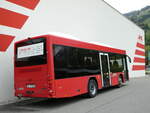(250'032) - AFA Adelboden - Nr. 50/BE 715'002 - Scania/Hess am 15. Mai 2023 in Frutigen, Garage