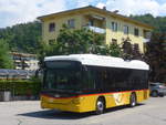(217'584) - Autopostale, Croglio - TI 202'555 - Scania/Hess am 1. Juni 2020 beim Bahnhof Lamone-Cadempino