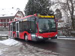(187'090) - Bernmobil, Bern - Nr. 435/BE 843'435 - Mercedees am 18. Dezember 2017 beim Bahnhof Niederwangen