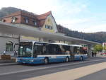 blwe-roth-st-gallen-wattwil/720045/222457---blwe-wattwil---nr (222'457) - BLWE Wattwil - Nr. 5/SG 322'661 - Mercedes am 22. Oktober 2020 beim Bahnhof Wattwil