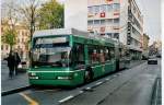 (059'636) - BVB Basel - Nr. 934 - Neoplan Gelenktrolleybus am 10. April 2003 in Basel, Claraplatz