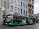 (170'065) - BVB Basel - Nr. 7027/BS 99'327 - Mercedes am 16. April 2016 beim Bahnhof Basel