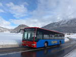 (201'422) - Chrisma, St. Moritz - GR 154'398 - Mercedes am 2. Februar 2019 in Silvaplana, Kreisel Mitte