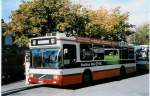 (026'824) - SBC Chur - Nr. 7/GR 97'507 - Volvo/Hess (ex Roth, Chur Nr. 25) am 6. Oktober 1998 beim Bahnhof Chur