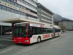 (137'861) - SBC Chur - Nr. 29/GR 155'929 - Mercedes (ex ARL Viganello Nr. 23; ex TPL Lugano Nr. 28) am 5. Mrz 2012 beim Bahnhof Chur