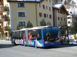 (233'655) - Engadin Bus, St. Moritz - Nr. 92/GR 156'992 - Mercedes (ex VZO Grningen Nr. 151; ex Vorfhrfahrzeug) am 10. Mrz 2022 in Celerina, Cresta Palace