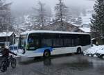 (259'708) - Daimler Buses, Winterthur - VS 565'808 - eMercedes am 27. Februar 2024 in Saas-Fee, Busterminal (Einsatz PostAuto)