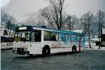 (091'207) - EAB Engelberg - OW 10'241 - Volvo/R&J (ex STI Thun Nr. 27; ex SAT Thun Nr. 27) am 1. Januar 2007 in Engelberg, Taltstation Titlisbahnen