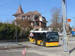 (224'612) - Funi-Car, Biel - NR. EP09/BE 26'781 - Mercedes (ex Eurobus, Bern Nr. 9) am 29. Mrz 2021 beim Bahnhof Ins