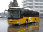 (149'062) - Fontana, Ilanz - Nr. 22/GR 105'478 - Irisbus am 1. Mrz 2014 beim Bahnhof Ilanz