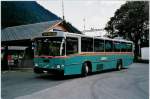 (036'631) - GFM Fribourg - Nr. 61/FR 396 - Volvo/Lauber am 29. August 1999 beim Bahnhof Boltigen