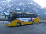 (223'828) - Grindelwaldbus, Grindelwald - Nr. 21/BE 100'930 - Setra am 28. Februar 2021 beim Bahnhof Grindelwald