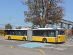 (220'758) - Interbus, Yverdon - Nr. 214/AG 559'333 - Mercedes (ex BVB Basel Nr. 793; ex ASN Stadel Nr. 183) am 13. September 2020 beim Bahnhof Lenzburg (Einsatz Eurobus)