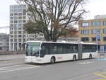 (221'546) - Interbus, Yverdon - Nr. 213/AG 546'704 - Mercedes (ex BVB Basel Nr. 791; ex Knecht, Windisch; ex AAGS Schwyz Nr. 84; ex VR La Chaux-de-Fonds Nr. 228) am 27. September 2020 beim Bahnhof Lenzburg (Einsatz Eurobus)