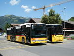 kubli-gstaad/820405/252625---kuebli-gstaad---nr (252'625) - Kbli, Gstaad - Nr. 5/BE 366'987/PID 5425 - Setra am 11. Juli 2023 beim Bahnhof Gstaad