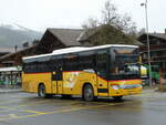 (256'825) - Kbli, Gstaad - Nr. 3/BE 330'862/PID 4535 - Setra am 9. November 2023 beim Bahnhof Gstaad