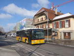 (201'464) - Lengacher, Wichtrach - Nr. 7/BE 619'491 - Mercedes am 4. Februar 2019 beim Bahnhof Mnsingen