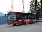 (244'391) - Leysin-Excursions, Leysin - VD 398'538 - Mercedes (ex Imfeld, D-Landstuhl) am 2. Januar 2023 beim Bahnhof Leysin-Feydey