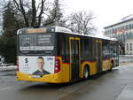 (231'989) - Niederer, Filzbach - Nr. 4/GL 791 - Mercedes am 10. Januar 2022 beim Bahnhof Glarus