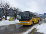 (188'756) - PostAuto Graubnden - GR 168'870 - Setra (ex Heim, Flums) am 16. Februar 2018 beim Bahnhof Scuol-Tarasp