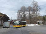 (214'032) - PostAuto Ostschweiz - SG 445'303 - Mercedes am 1. Februar 2020 beim Bahnhof Nesslau-Neu St. Johann