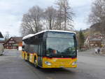 (214'033) - PostAuto Ostschweiz - SG 445'303 - Mercedes am 1. Februar 2020 beim Bahnhof Nesslau-Neu St. Johann
